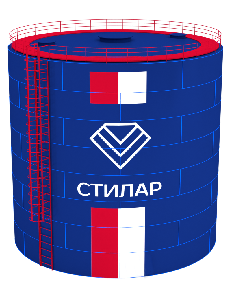 Цельносварной сборный резервуар РВС 500 м³ от завода-производителя